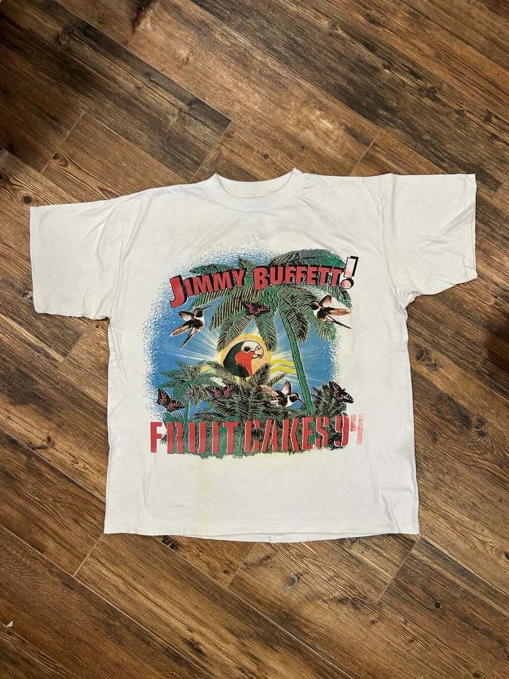 Vintage Jimmy Buffett 1994 Fruitcakes Tour T-Shirt Size XL